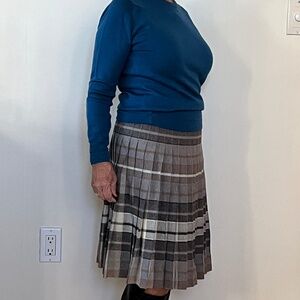 Vintage Pendleton pleated wool skirt